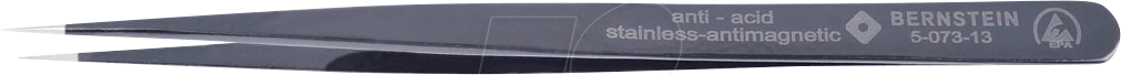 Thumbnail - BERN 5 073 13 - SMD-Pinzette, gerade, schmal, sehr spitz, 140 mm, ESD