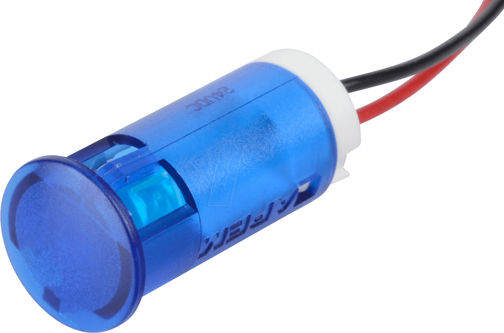 APM QS123 B24 - LED-Signalleuchte, blau, 24 V, Ø 12 mm, rund, bedrahtet