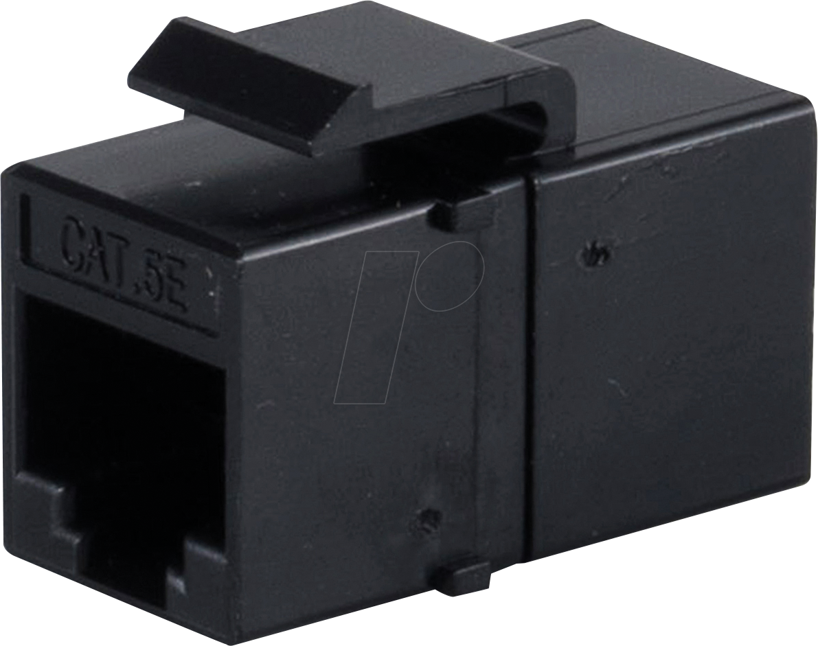 SHVP BS08-10005 - Keystone RJ45 Buchse > Buchse, Cat.5e, UTP