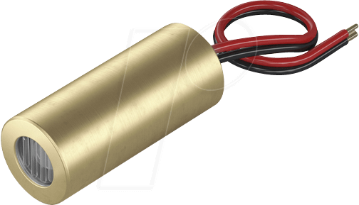 PICO 70108477 - Linien Lasermodul, rot, 60°, 635 nm, 6 VDC, 9x20 mm, Klasse 1