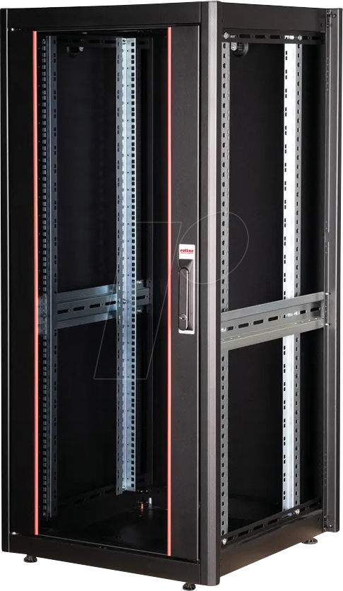 ROLINE 26210205 - 19'' Netzwerkschrank, 26 HE, 800mm Tiefe, schwarz
