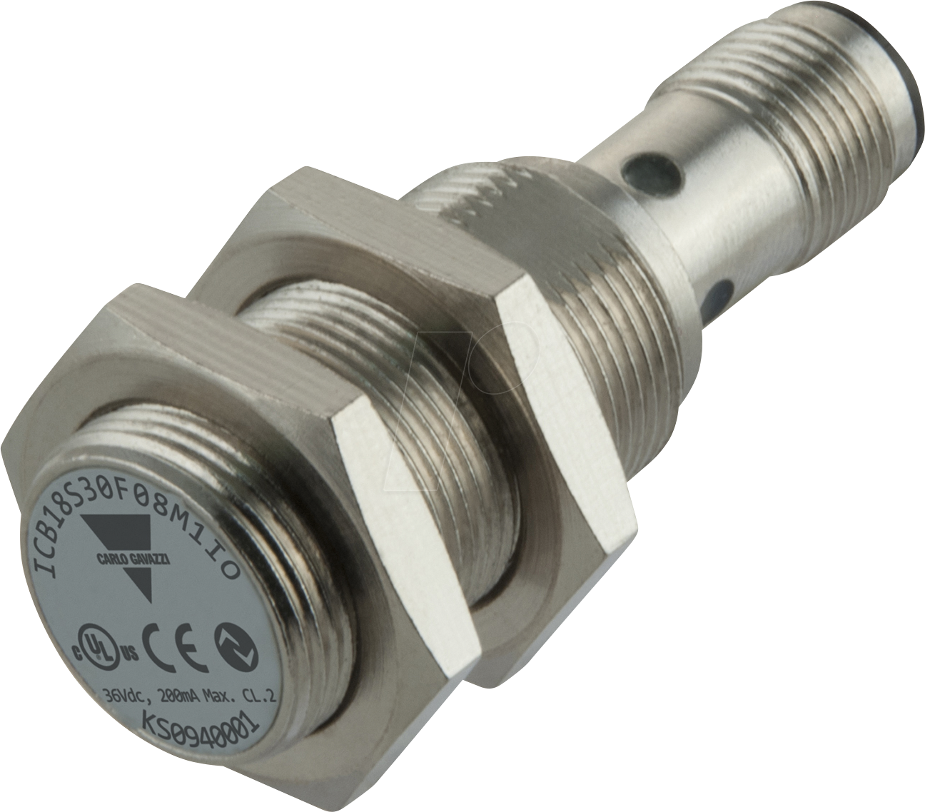 Thumbnail - ICB18S30F08M1IO - induktiver Näherungssensor, M18, bündig, 0-8mm, PNP/NPN, IO-Link
