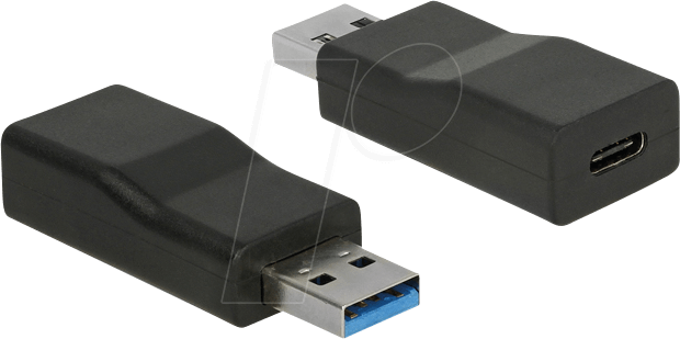 DELOCK 65696 - Konverter USB 3.0 A Stecker auf USB C Buchse