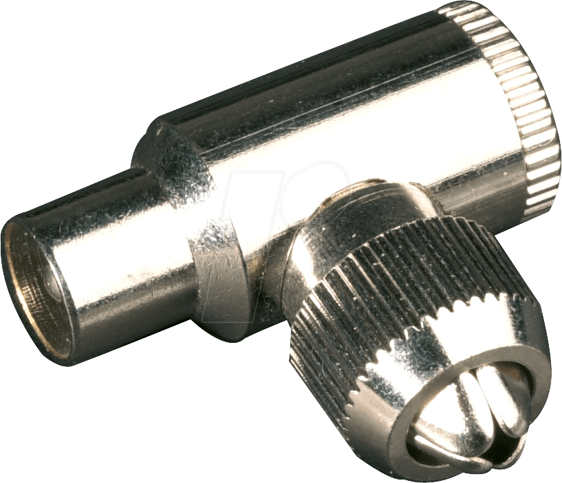 KSWA 1 - IEC, Koaxstecker, Antennenstecker, gewinkelt, Metall