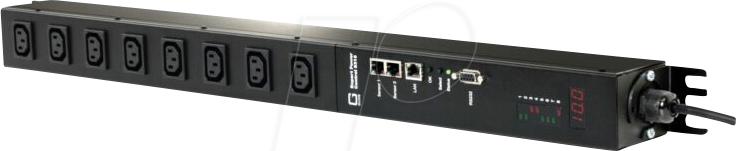 GUDE 8314-2 - PDU, 2x Sensor, 8 x IEC C13