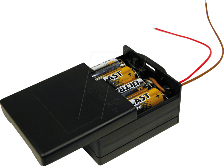 Thumbnail - HALTER MPD13 - Batteriehalter für 8 Mignonzellen (AA)