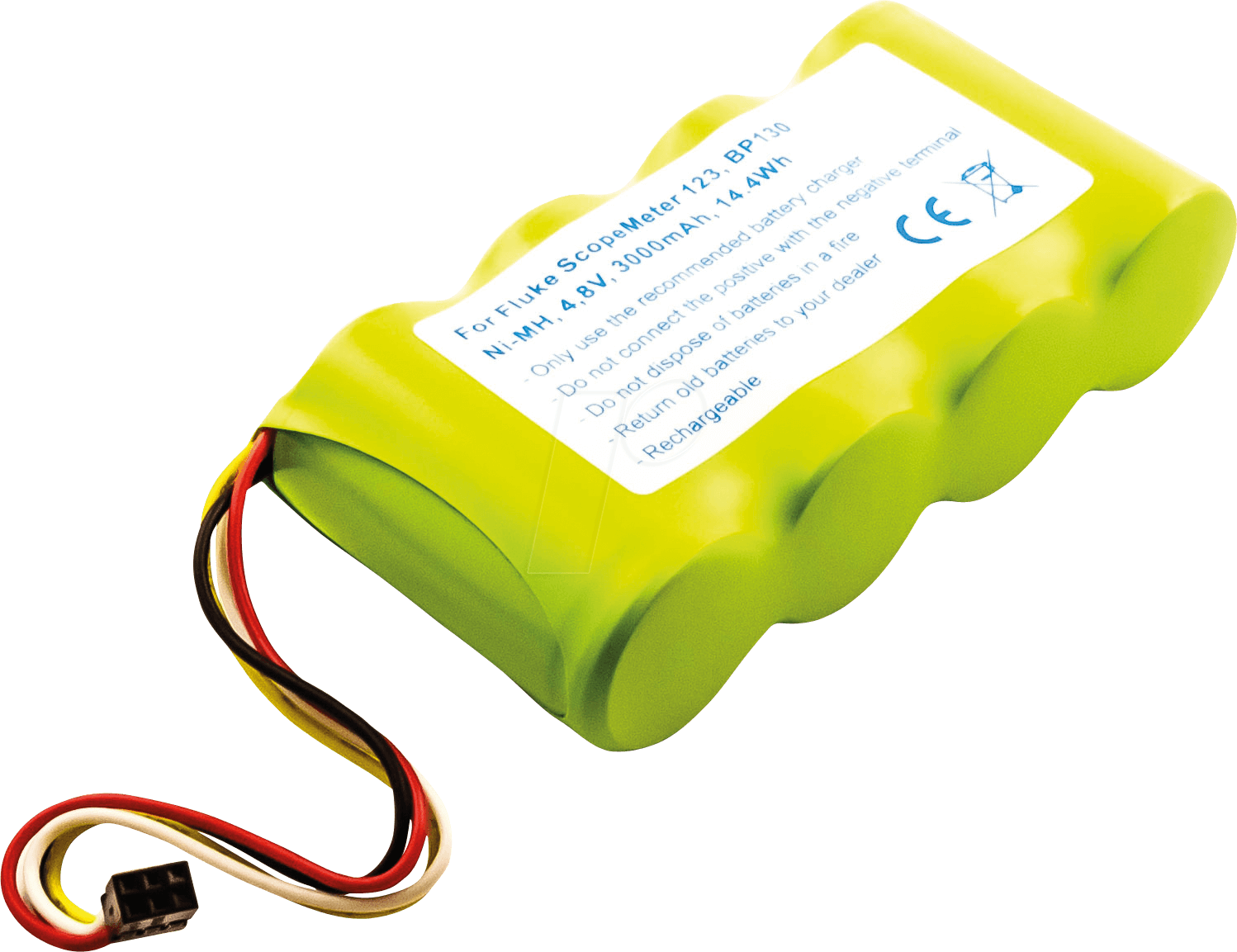 AKKU 30454 - Werkzeugakku für Fluke ScopeMeter, 4,8 V