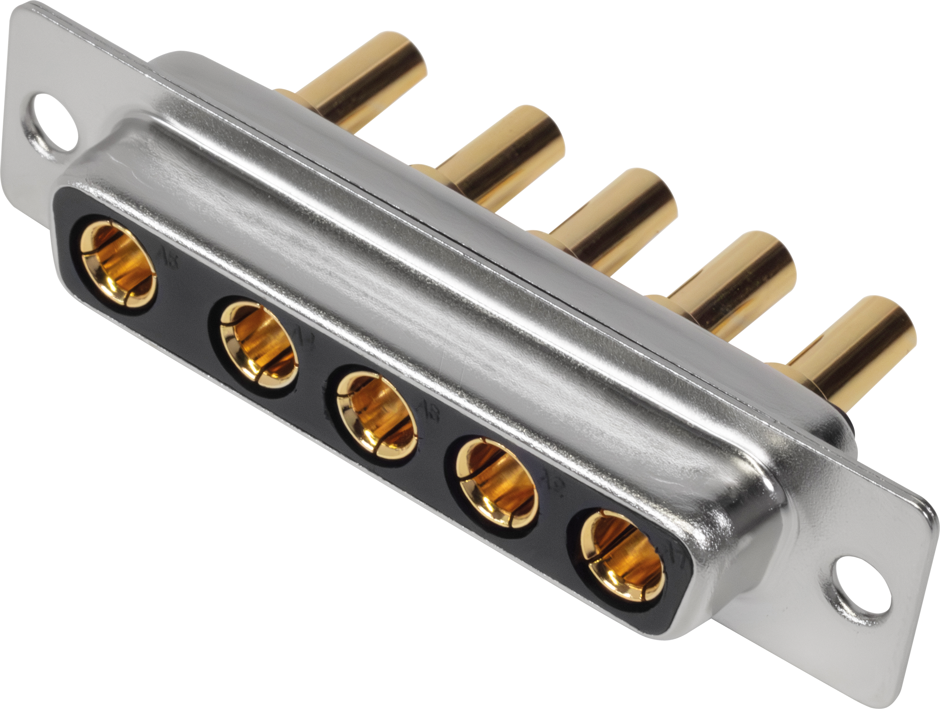 MHCDS5W5S2 - D-SUB-Koax Buchse für Mischbestückung, 5W5, gerade