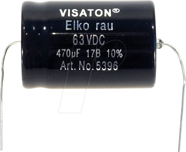 VIS ELKO 5396 - Tonfrequenzelko, 470 µF, 63 V