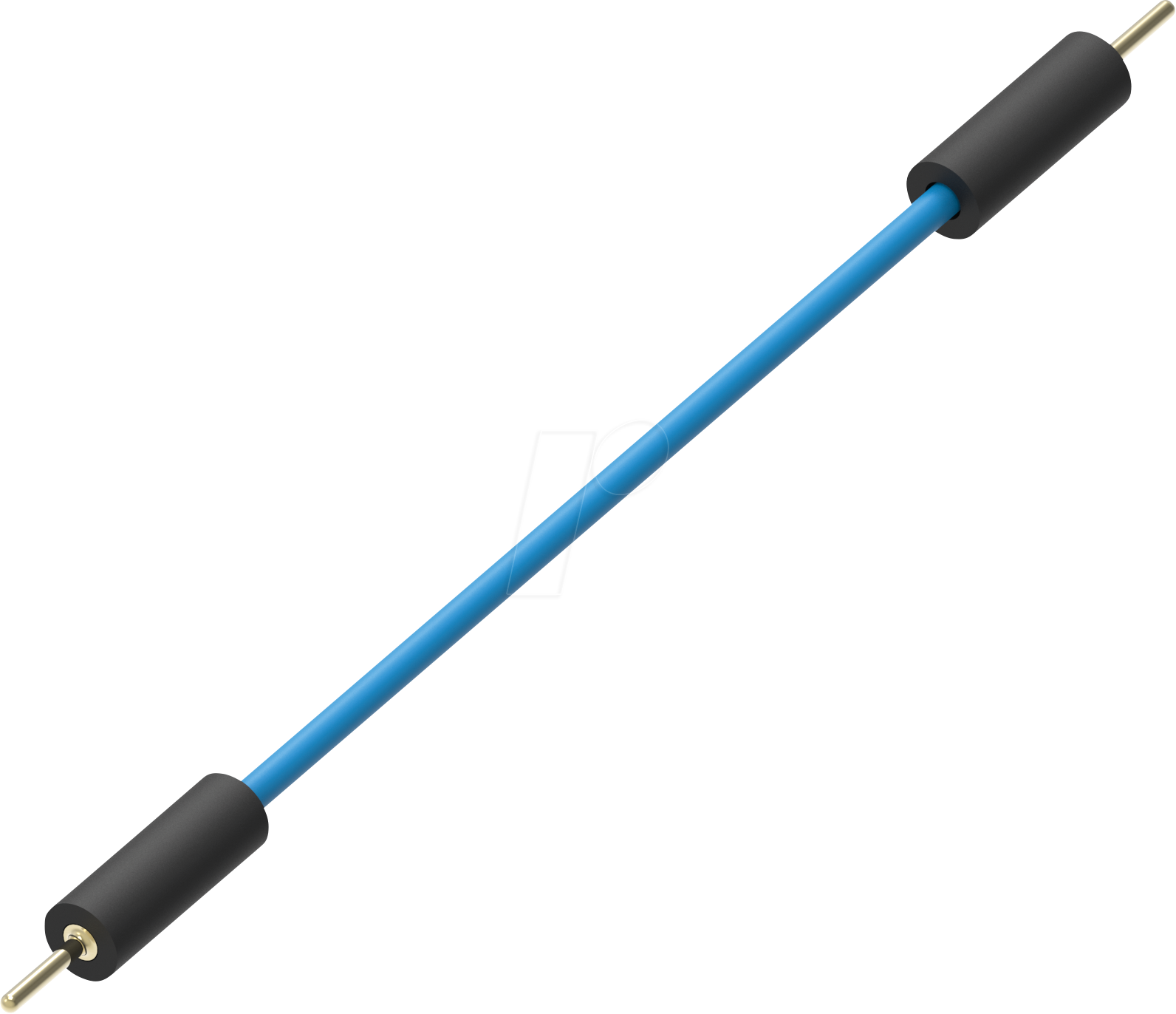 PJP 209078-20BL - Messleitung mit 0,8 mm Stecker, 0,2 m, blau