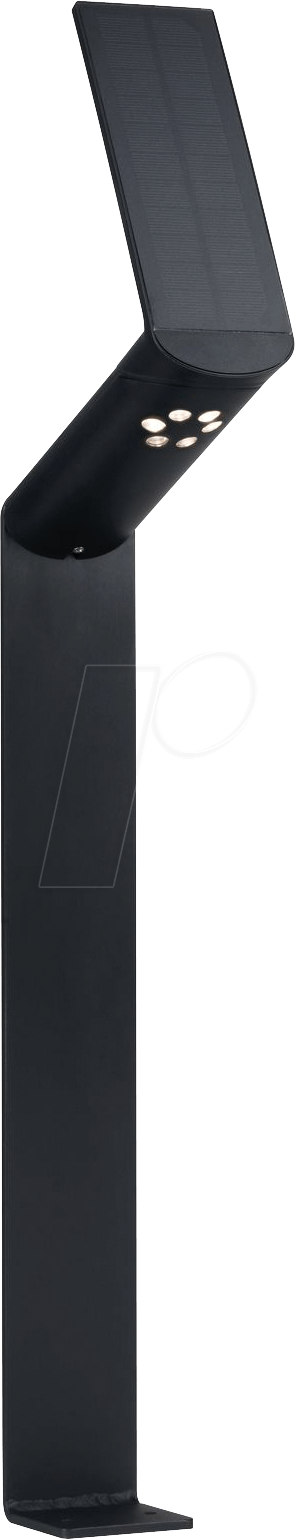 PLM 94262 - LED-Solarleuchte, Standleuchte, anthrazit, IP44, Bewegungsmelder