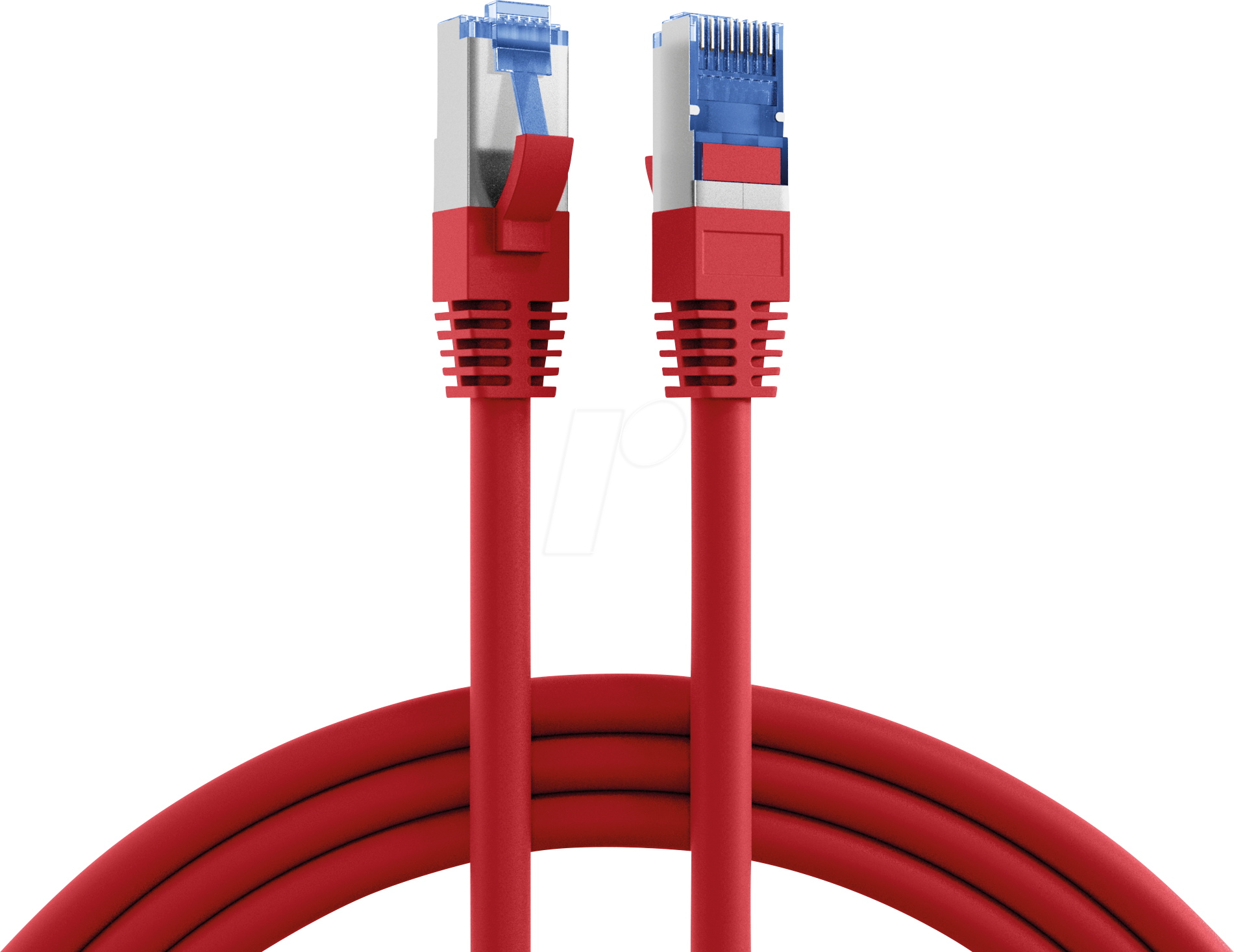 Thumbnail - EFB K5525FRT.25 - Cat.6A S/FTP Patchkabel Super Flex, 25 m, rot