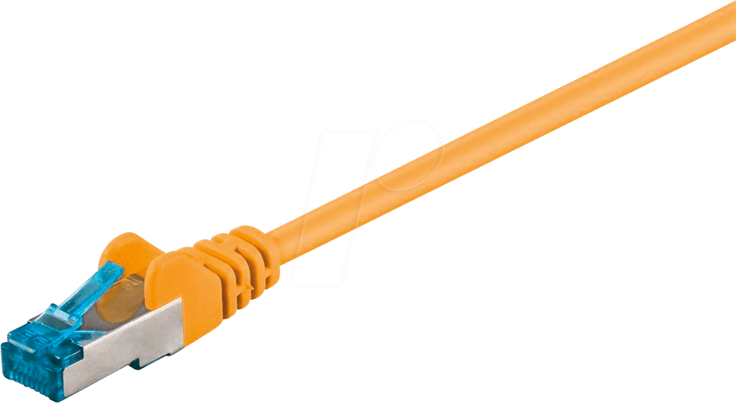 Thumbnail - PATCH-C6AQ 1,5GE - Cat.6a High Quality-Patchkabel,gelb,1,5 m