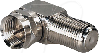 MATR FF15L - F-Winkeladapter, F-Stecker/ F-Buchse