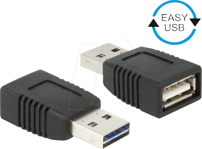 Thumbnail - DELOCK 65520 - EASY USB 2.0 A Stecker auf USB 2.0 A Buchse