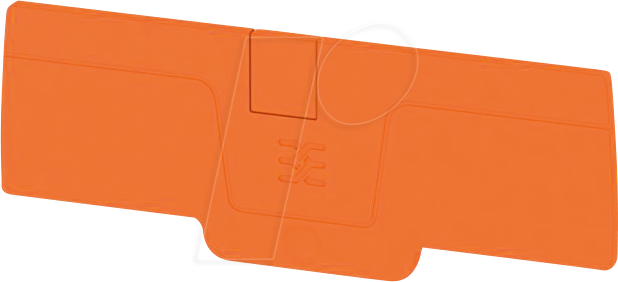 AEP 4C 4 OR - Abschlussplatte A-Serie, orange