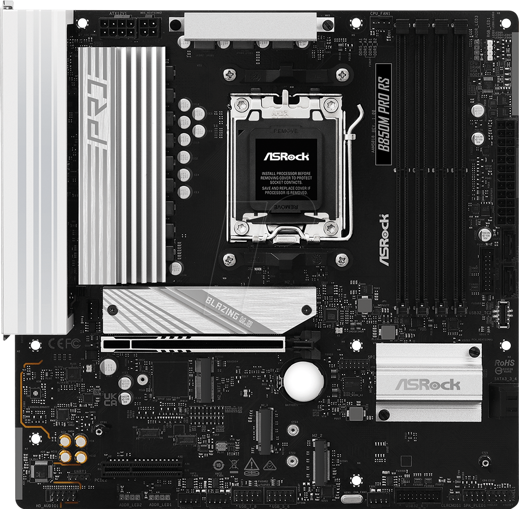 Thumbnail - ASR 90MXBR7A - ASRock B850M Pro RS WiFi (AM5)