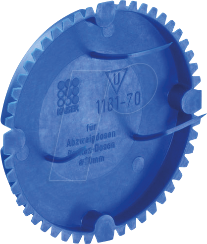 KAISER 1181-70 - Unterputz Signaldeckel, für Einbauöffnung Ø 70 mm