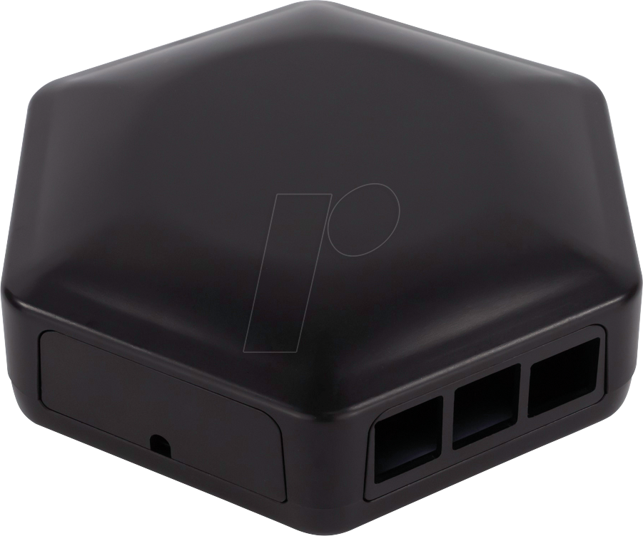 CBHEX1-PI4-BK - Gehäuse für Raspberry Pi 4, schwarz