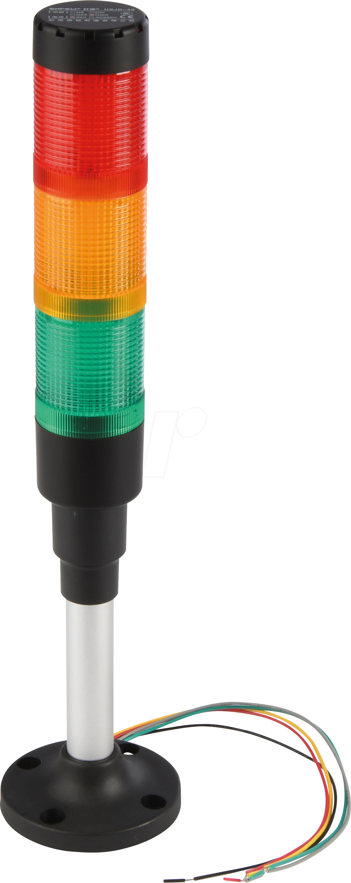 HBJD-DWA3RYG24B - Signalampel, Summer, rot/gelb/grün, LED, 24 V AC/DC