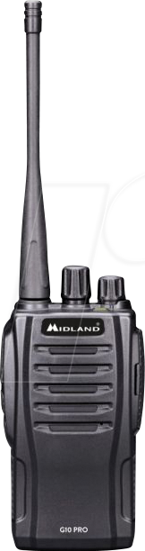 MIDLAND G10 S4 - PMR Funkgerät, Security-Koffer 2er Set