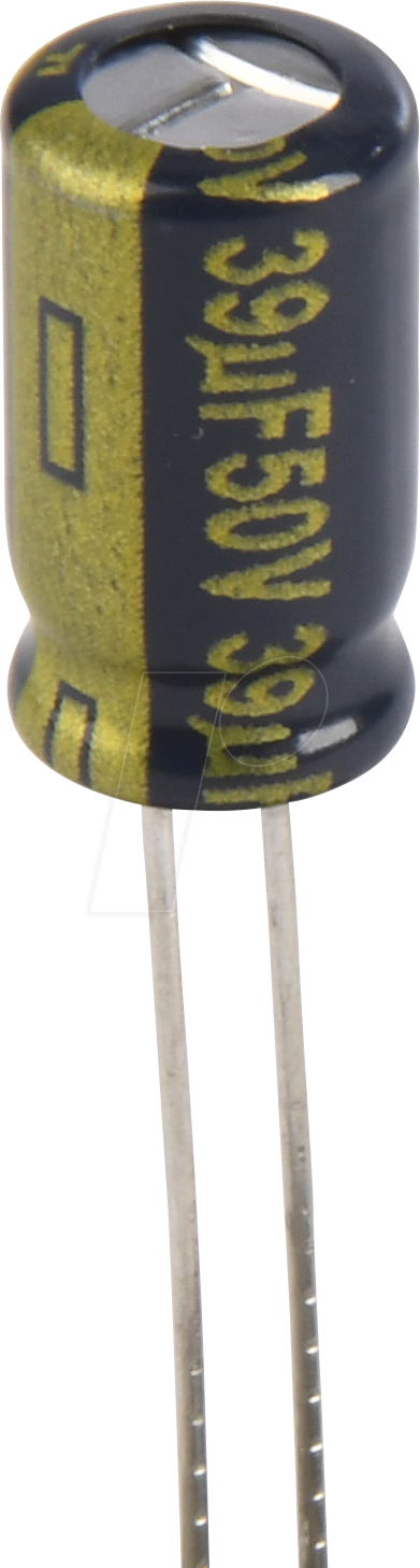 FC-A 39U 50 - Elko radial, 39µF, 50V, 105°C, low ESR, AEC-Q200