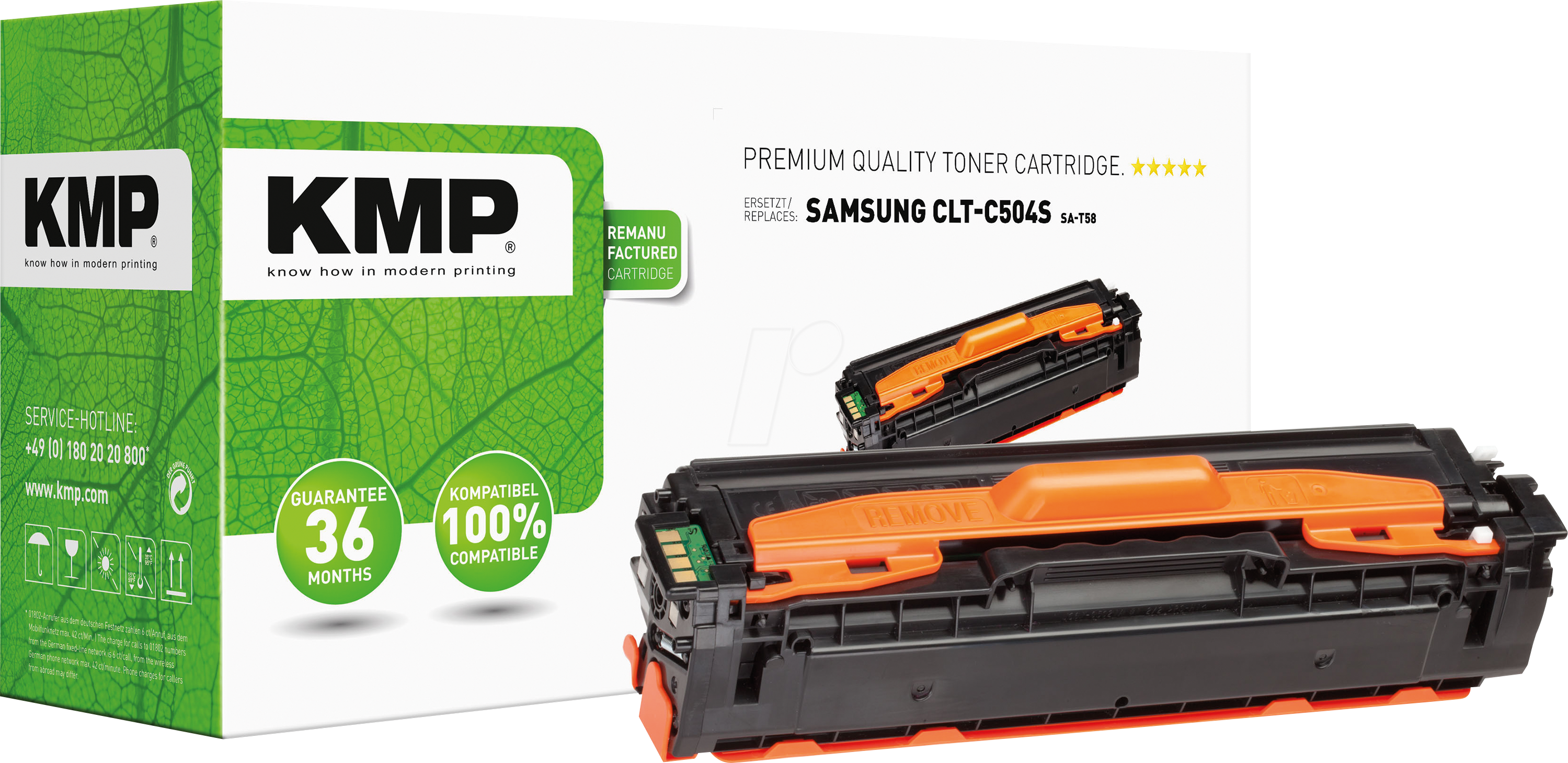 KMP 3511,0003 - Toner, Samsung, cyan, CLT-C504S, komp.