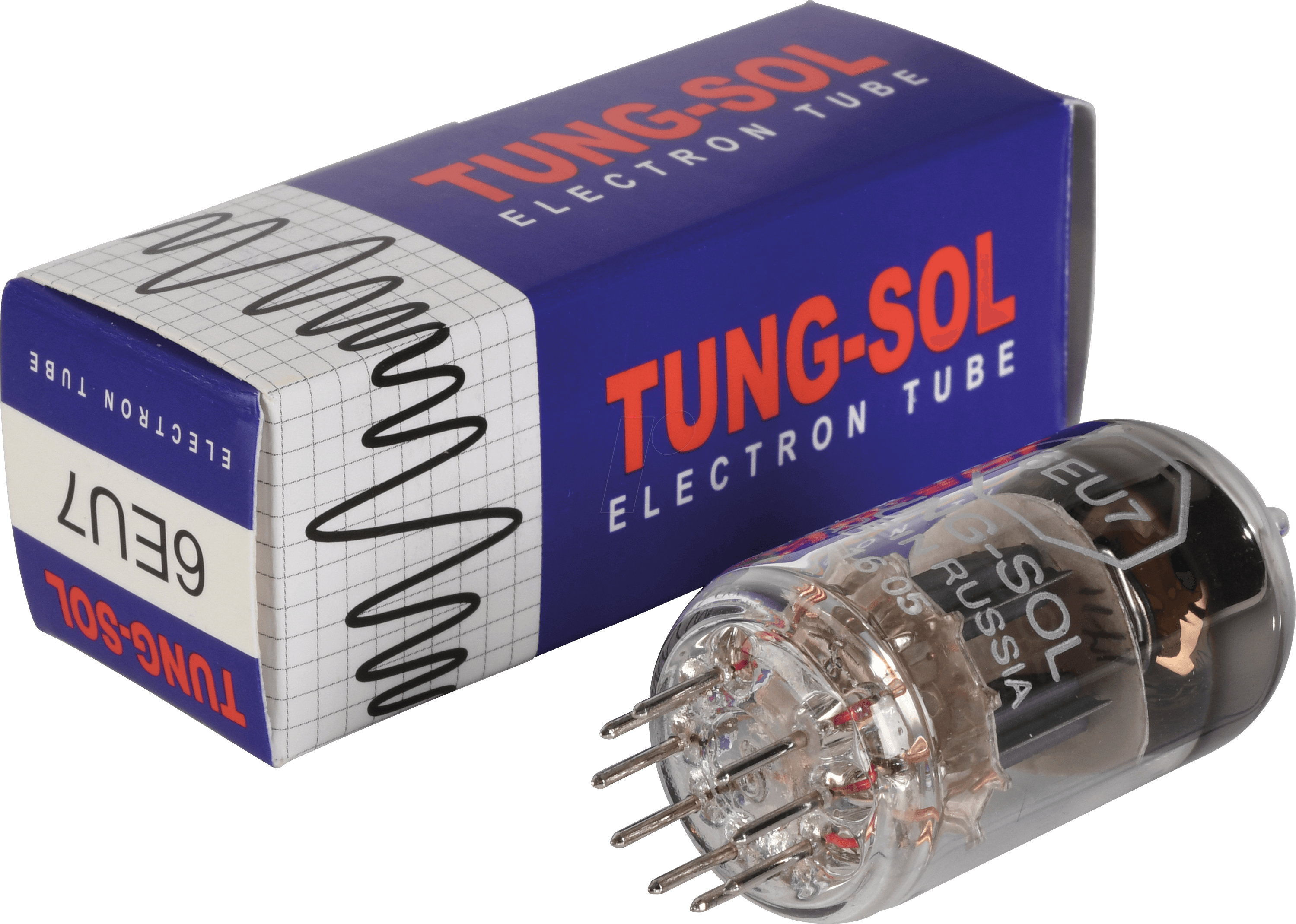 TUBE 6EU7 - Elektronenröhre, Doppeltriode, Noval, 9-pol, 6,3 V