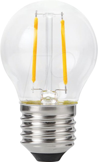 SCHI LX023821509 - LED-Lampe E27, 2 W, 140 lm, 2200 K, Filament, dimmbar