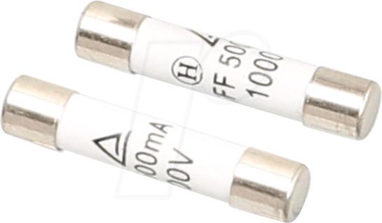 UT F03 - Sicherung 6,35x31,8mm, 1000V, 500mA, ff