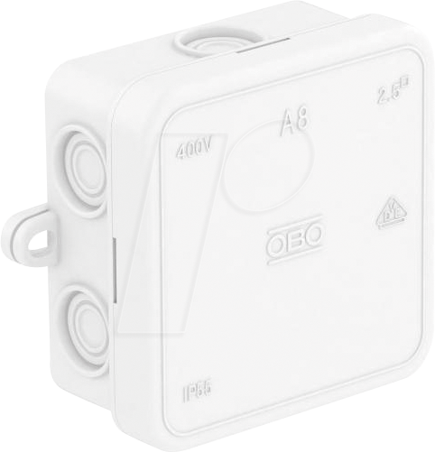 OBO 2000075 - Kabelabzweigkasten A 8, reinweiß