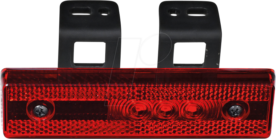 ANHGR 100105303Z - Anhänger - Umrissleuchte, LED, eckig, rot