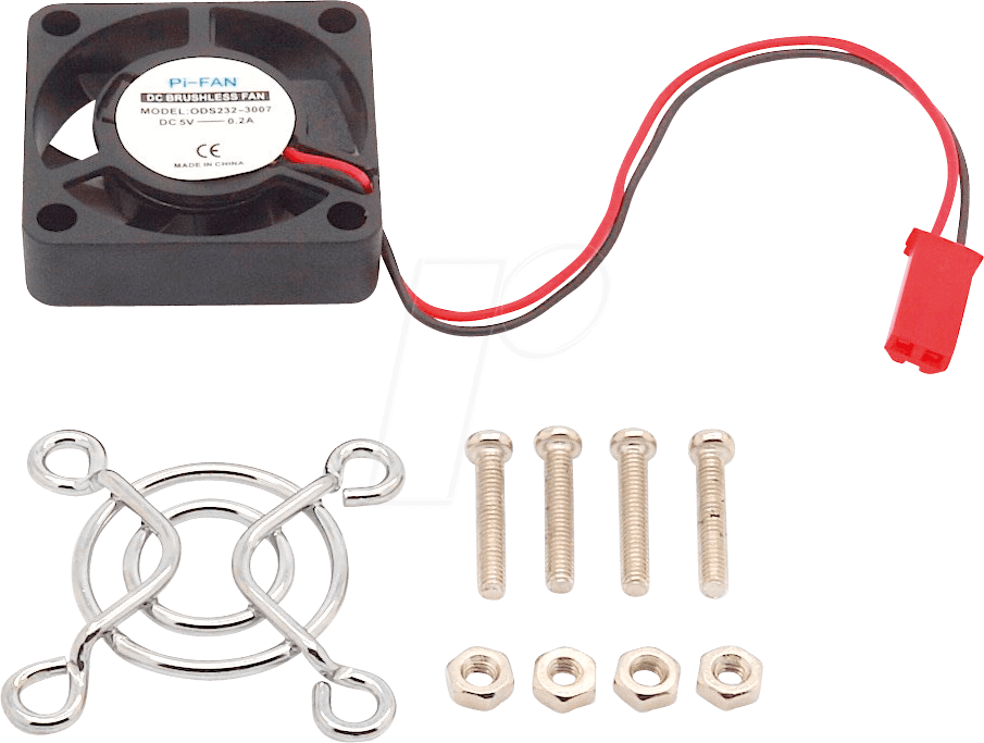 RPI FAN 30X30 LG - Raspberry Pi - Lüfter 30x30x7 mm, mit Dupont Steckverbinder und