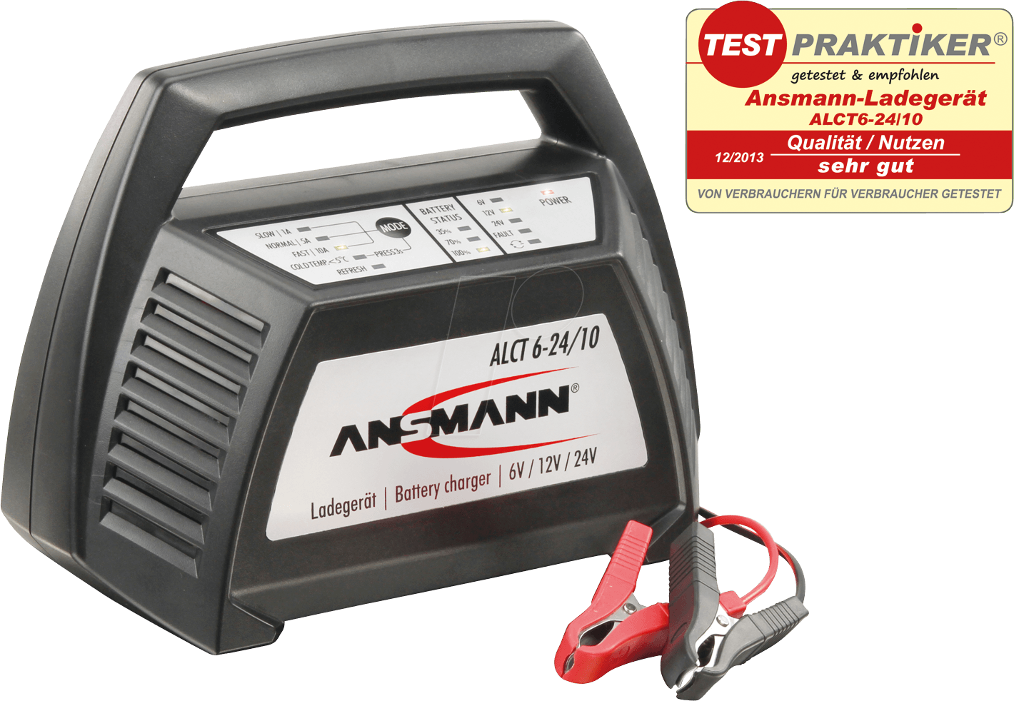 ALCT 6-24 10 - Automatik-Ladegerät für Bleiakkus, 4,5 - 240 Ah, 6 / 12 / 24 V