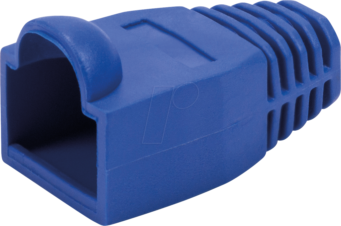 LOGILINK MP0066 - Knickschutztülle für RJ45, blau, 50 Stück