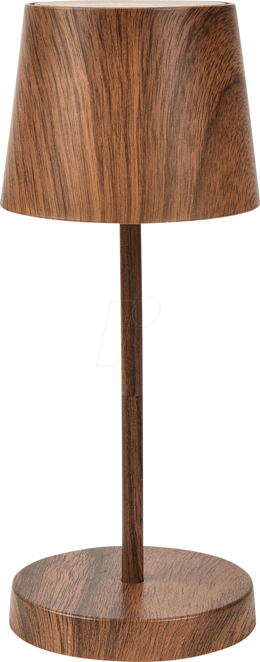 MLI 27700407 - LED-Outdoor-Tischleuchte MESA, dimmbar, 3000 K, Akku, Holzoptik