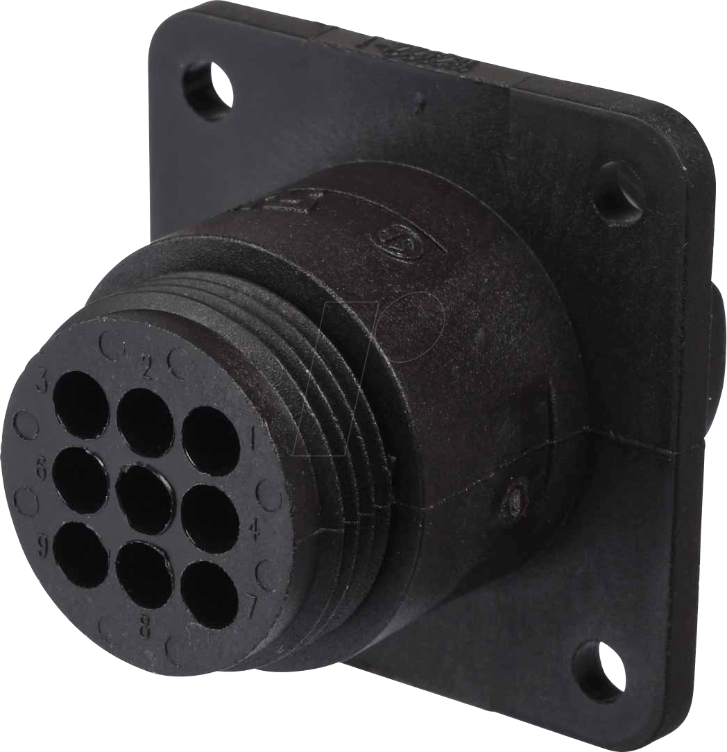 CPC AGR 09S - 9-pol. Aufnahme-Leergehäuse für Stiftkontakte
