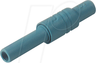 KUN S BL - Sicherheitskupplung, 1000 V-CAT III, blau