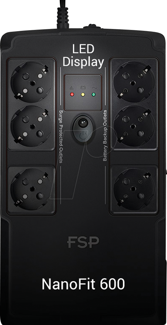 FSP NANOFIT 600 - USV, 600 VA / 360 W