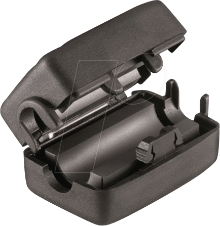 WUE 74271112S - Klappferrit für Ø 6 mm, schwarz, 321 Ohm @ 100 MHz