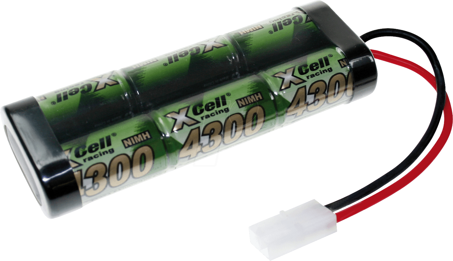 XR6 4300 - Akku-Pack, NiMh, 7,2 V, 4300 mAh, 6 Zellen, Tamiya