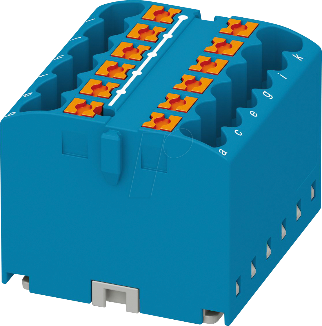 PHOE 3273418 - Verteilerblock PTFIX, 12x2,5, blau