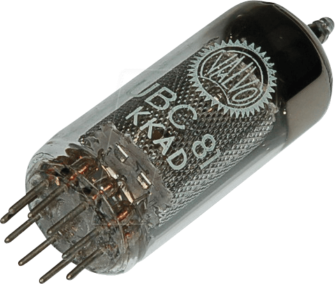 TUBE UBC81 - Elektronenröhre, Mehrfachröhre, Noval, 9-pol, 100 mA