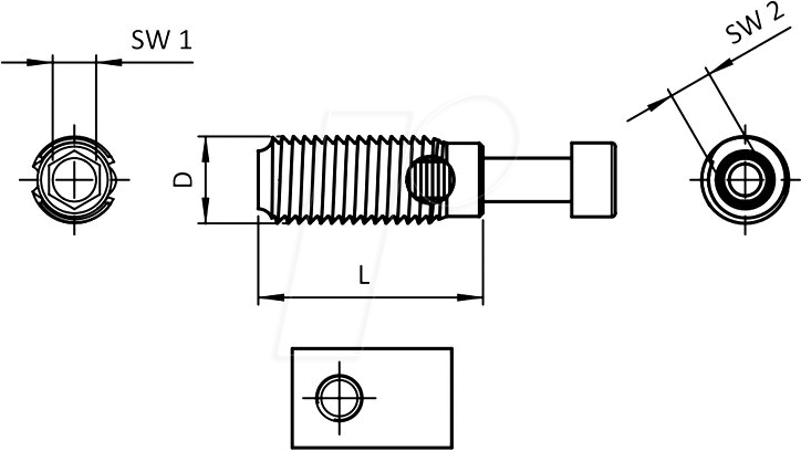 P40 SH AUTO - Schneidhülse für Automatikverbinder I-Typ Nut 8