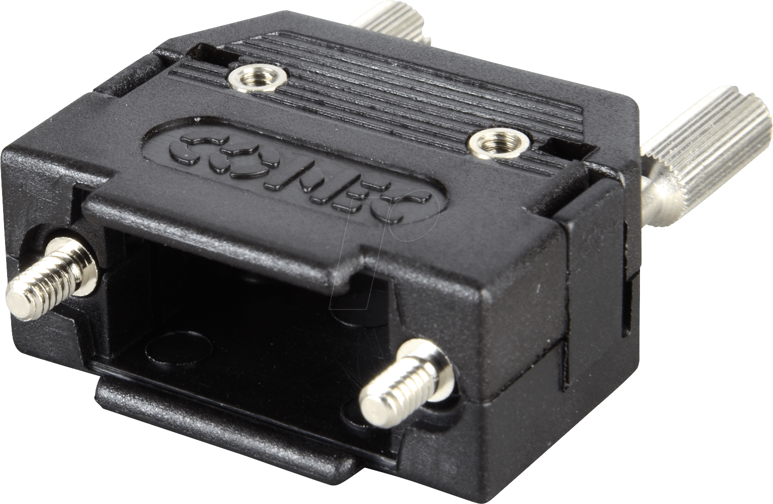 KAPPE KG 09 - D-SUB-Kappe f. 9-polig D-Sub, schwarz, gerade