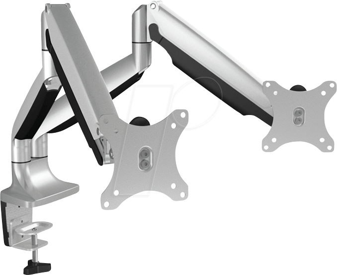 ICY IB-MS504-T - Monitor Halter, 2 Displays bis 32'', Tischmontage