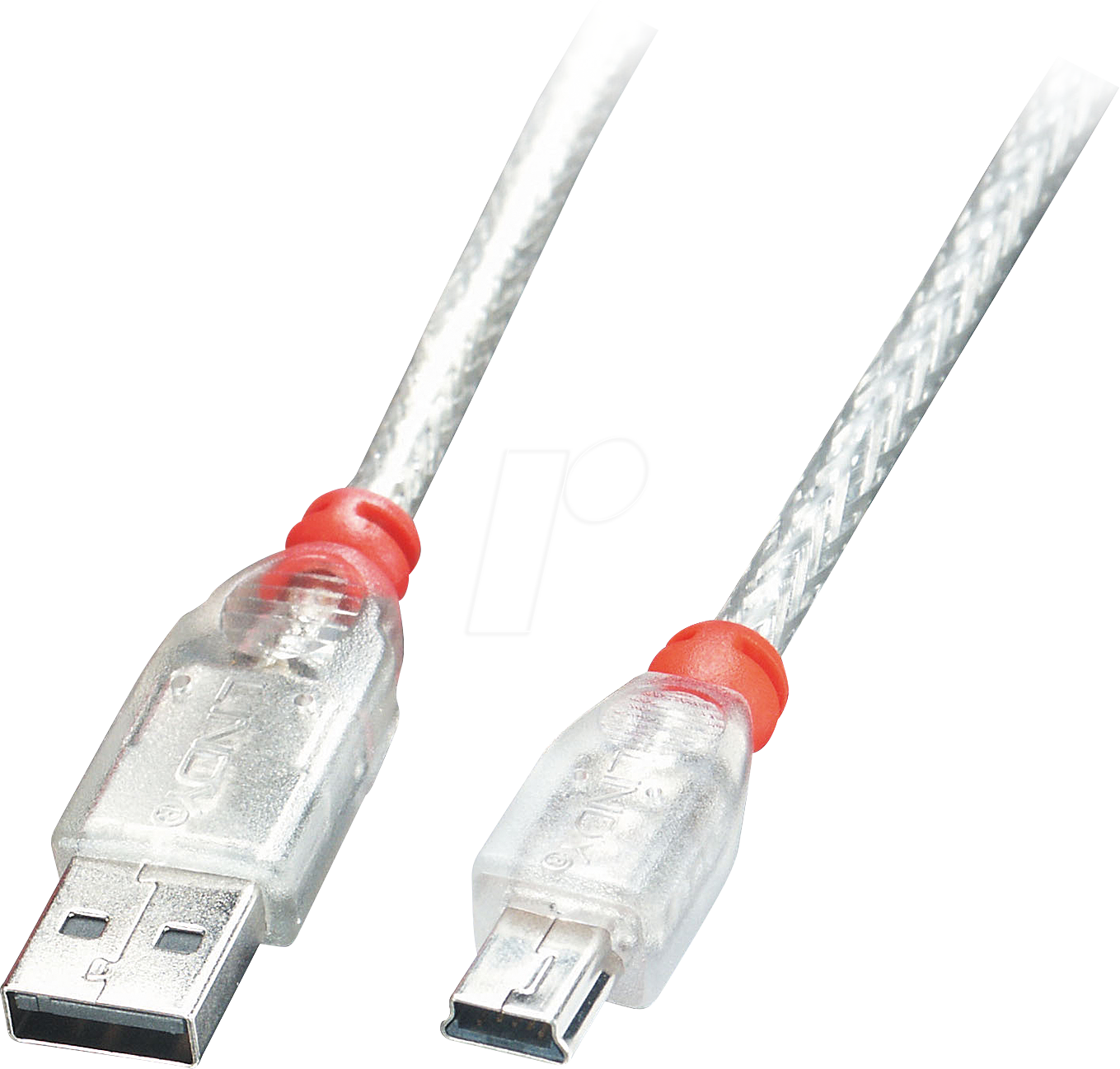 Thumbnail - LINDY 41785 - USB 2.0 Kabel, A Stecker auf Mini-B Stecker, 5 m