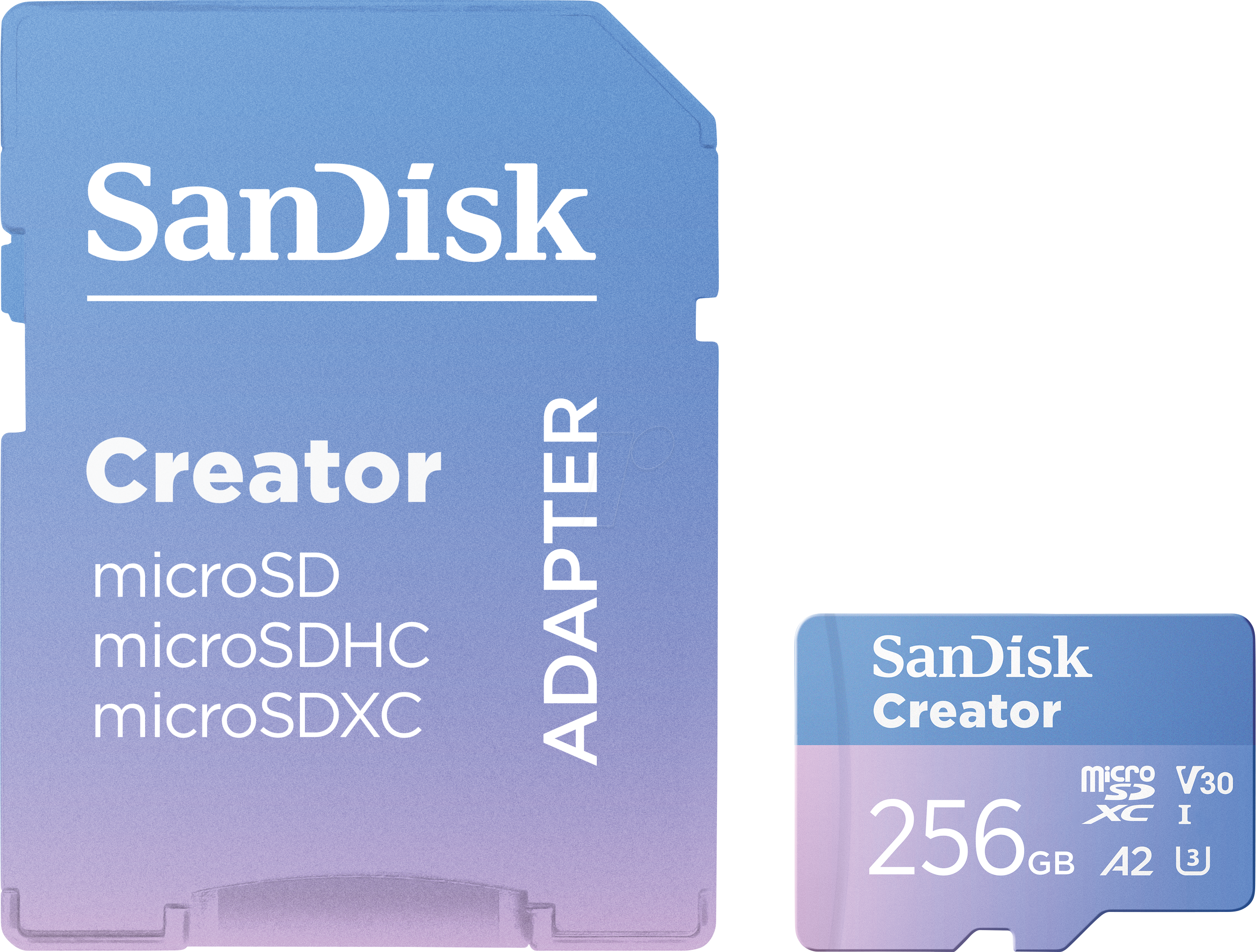 SDSQXAV256GGN6MS - microSDXC-Speicherkarte 256GB, SanDisk Creator