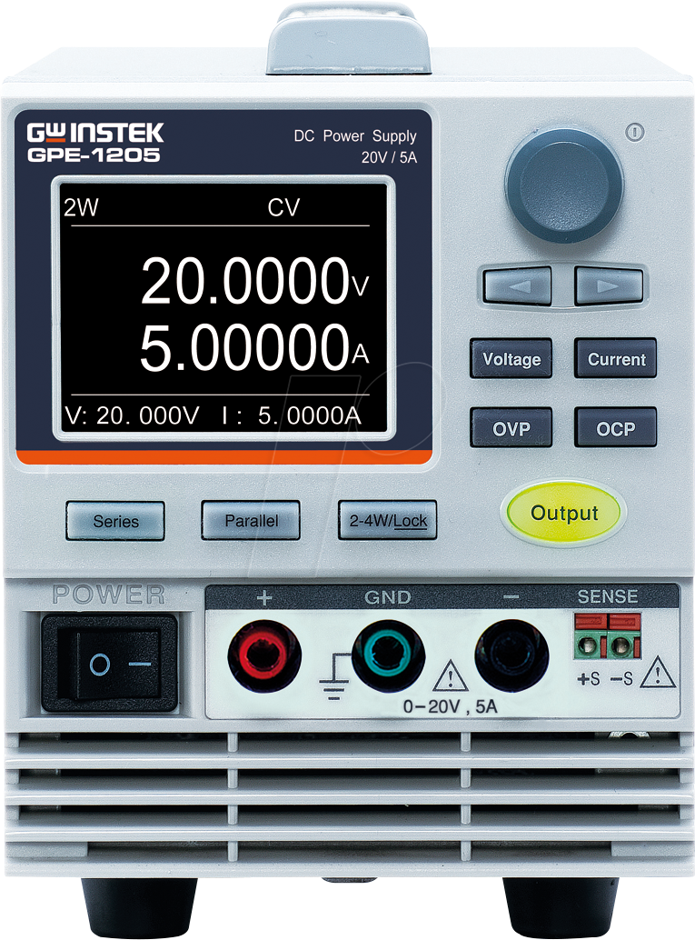 GPE-1205 - Labornetzgerät, 100 W, 0 - 20 V, 0 - 5 A, 1 Kanal, DC