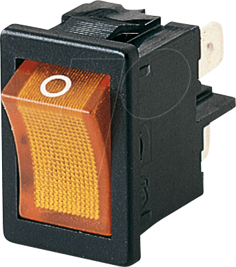 WIPPE 1855.1104 - Wippschalter, 2x Aus, beleuchtet, orange, O